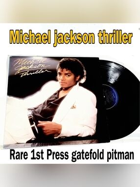 Michael Jackson Thriller 1st Press Gatefold Mint Condition Vinyl
